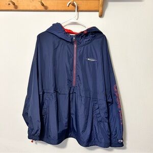 Champion Blue and Red Hooded Jacket